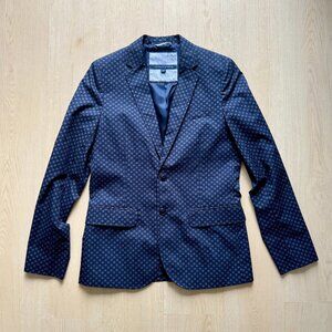 Tommy Hilfiger mens blazer navy size small suit style 3 season
